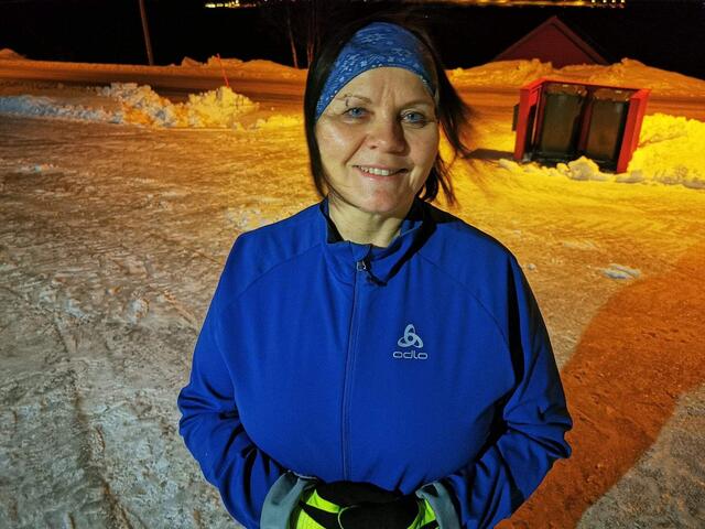 I dag spring Jorun Dorthea fire gong i veka, og kiloane peker heile tida nedover. (Foto: Hilde Gamst Olsen) I dag spring Jorun Dorthea fire gong i veka, og kiloane peker heile tida nedover. (Foto: Hilde Gamst Olsen)