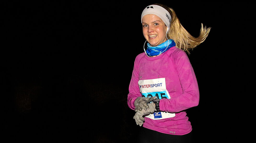 Amalie Joensen var den raskeste kvinne i 5-km-løypen.