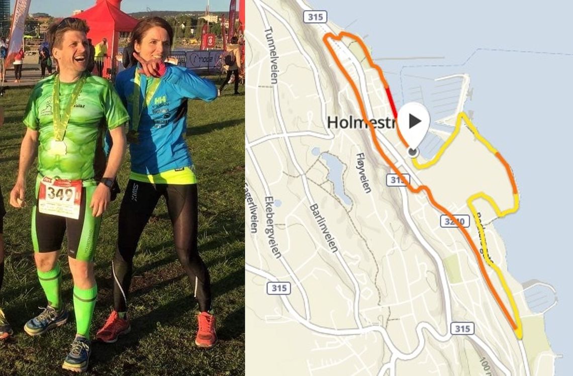 Ultraløperne Kristian Jahre og Jeanette Vika inviterer nå til sitt eget ultraløp i Holmestrand sentrum.