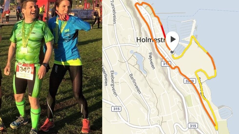 Ultraløperne Kristian Jahre og Jeanette Vika inviterer nå til sitt eget ultraløp i Holmestrand sentrum.