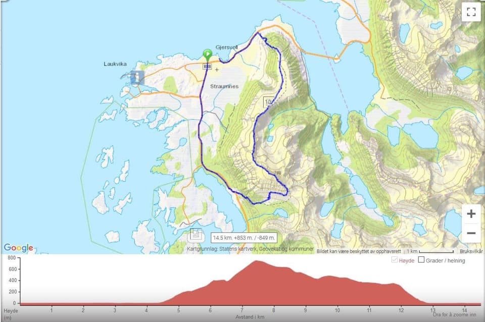 kart laukvik lofoten Lofoten Skyrace, nytt Kondis kvalitetsløp, arrangeres lørdag 4 