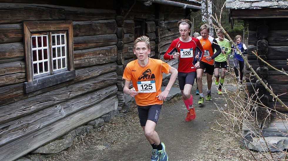 Alle Birkebeinere skal i år løpe gjennom friluftsmuseum Maihaugen på Lillehammer. (Foto: Jørgen Skaug/Maihaugen og Birken)