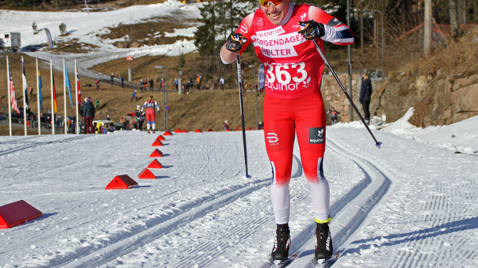 Helene Marie Fossesholm får sin VM-debut som senior. (Foto: Bjørn Hauge)