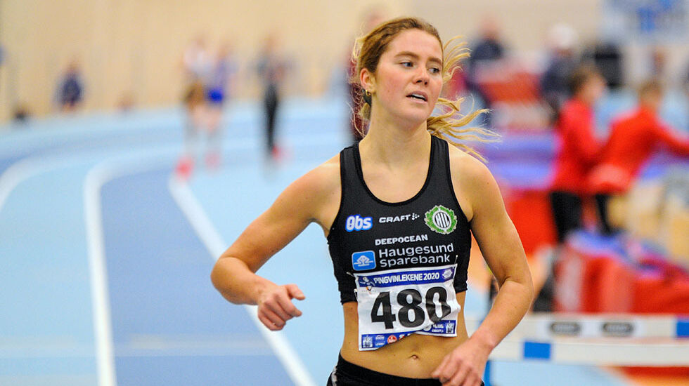 Kristine Lande Dommersnes var en av dem som tok gullmedalje på 1500 meter