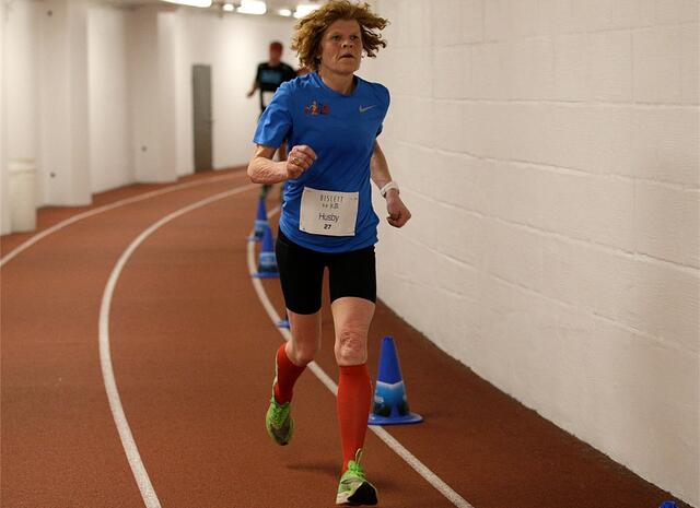 Kristin Husby var beste kvinne på Bislett 50 KM i henhold til veterantabellene. (Foto: Per Inge Østmoen)