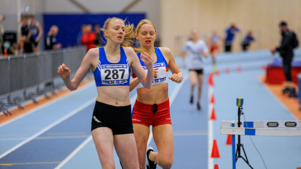 På 600 meter ble det til slutt et spurtoppgjør mellom Tomine Svendheim og Amalie Melby Arnesen