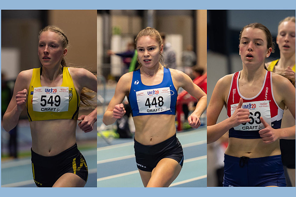 Grethe Tyldum, Synnøve Antonsen Torp og Sigrid Alvik vant hver sin aldersklasse på 1500 meter. (Alle foto: Samuel Hafsahl)