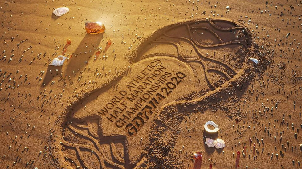 VM halvmaraton i Gdynia i Polen er et av mange løp som brått blir skylt vekk av den smittsomme virussykdommen. (Foto: arrangøren) 