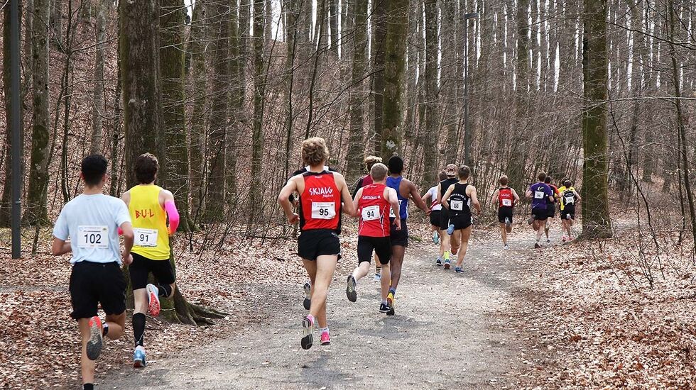 Det er lov å springe våren takknemmeleg i møte sjølv om ein ikkje får ha startnummer verken framme eller bak på trøya. (Foto: Runar Gilberg) 