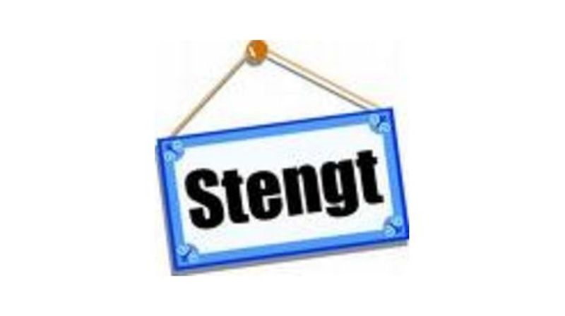 Stengt