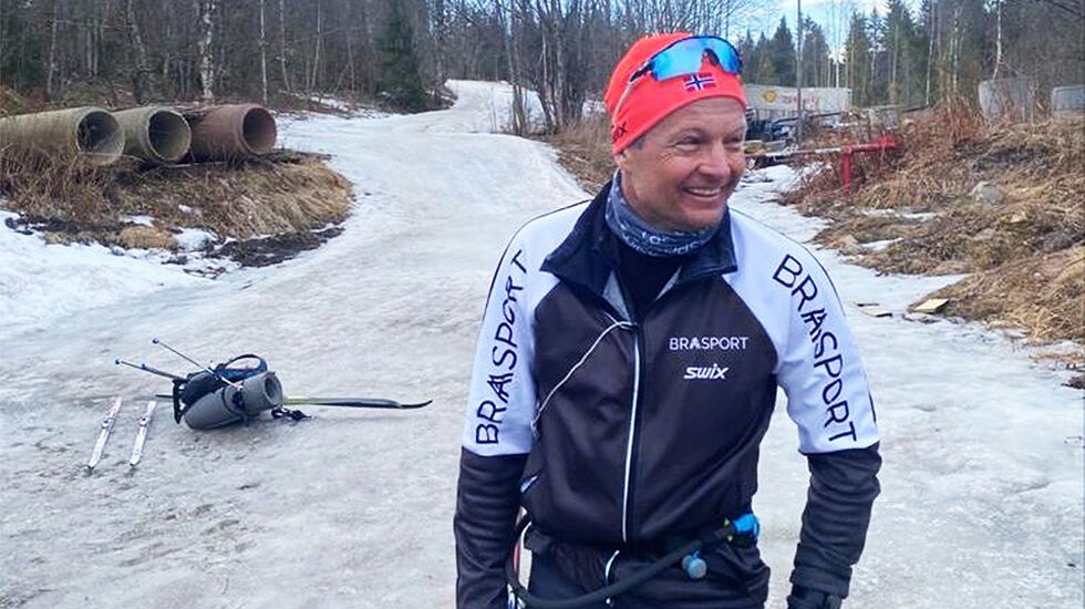 Vinteren begynner å synge på siste verset i lavlandet østafjells, men Henrik Sollie fra Asker fikk utnytta den godt. (Foto: privat)