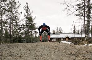 «Melkesyras lange farvel» til toppen av Hovindberget i Hernes er kanskje det tøffeste av de tre virtuelle Stravaløpene i Elverum i påskeuka.