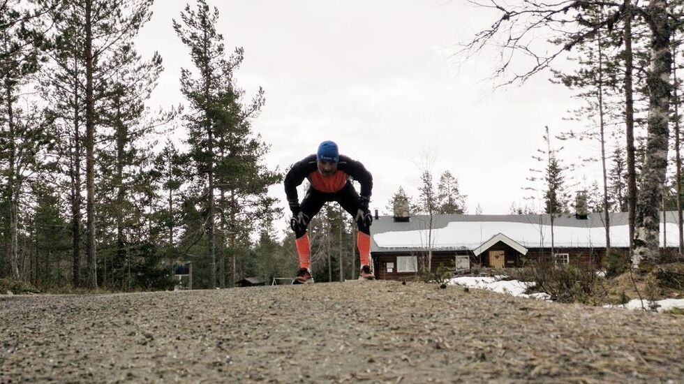 «Melkesyras lange farvel» til toppen av Hovindberget i Hernes er kanskje det tøffeste av de tre virtuelle Stravaløpene i Elverum i påskeuka.