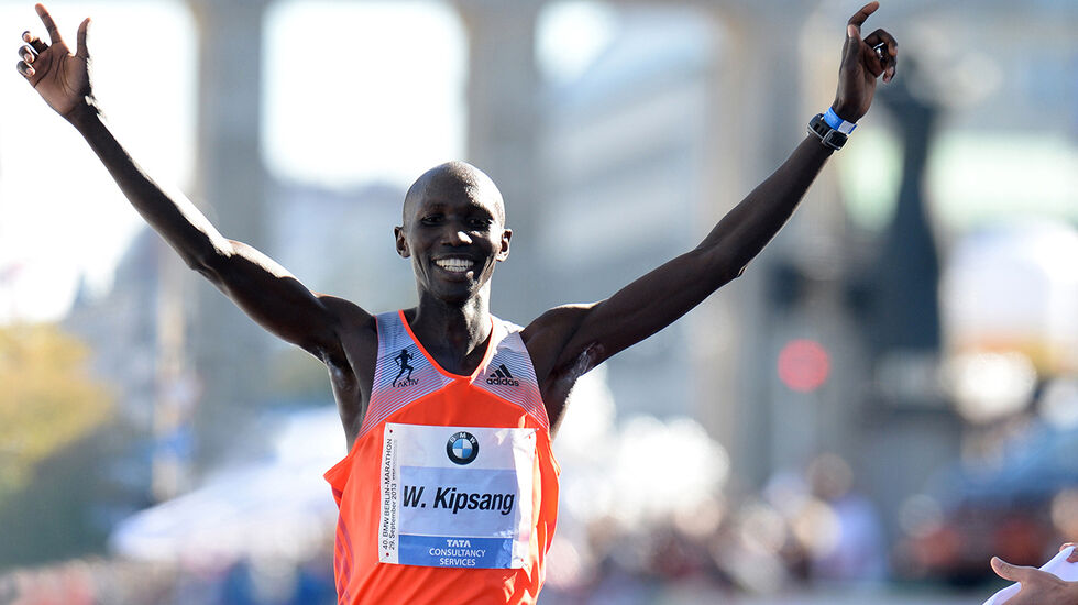 Wilson Kipsang kunne juble for seier i Berlin i 2013. Så langt har 2020 på langt nær vært like bra. (Foto: SCC Events Agencehot)