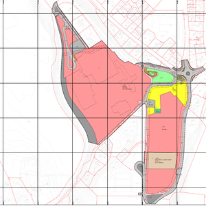 Plankart for ny Gimse barneskole