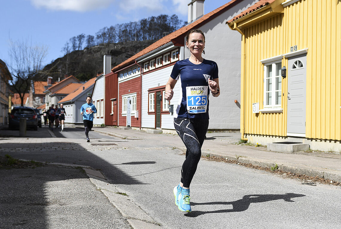 Halden Byløp blir i år i en utgave der man løper når man selv ønsker det innen 7. juni. (Foto: Bjørn Johannessen)