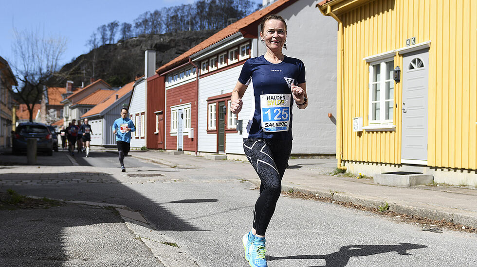 Halden Byløp blir i år i en utgave der man løper når man selv ønsker det innen 7. juni. (Foto: Bjørn Johannessen)