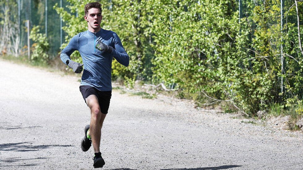 Ola Daniel Johannessen vant årets første løp i Søndagsløpet. Og det på selveste nasjonaldagen. (Alle foto: arrangøren)