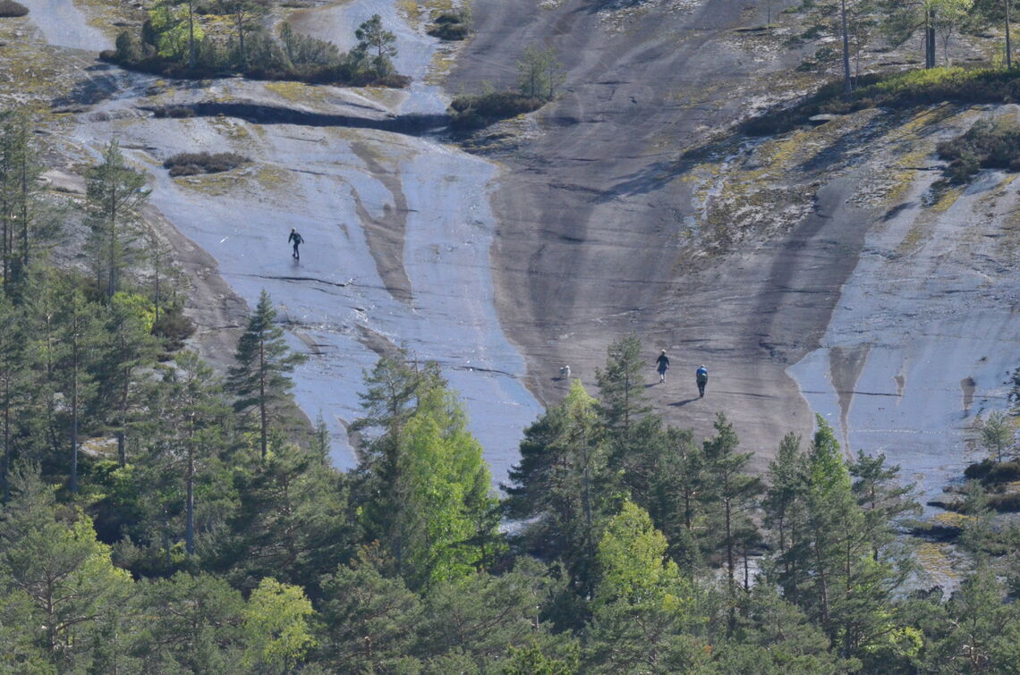 Fem ganger skal løperne opp de beryktede Svåene ved foten av Skuggenatten dersom de skal fullføre ultraløpet 6. juni. (Arrangørfoto)