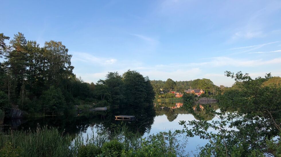 Det er ikke vanskelig å forstå at det gir mye godt for sjelen å løpe i slike omgivelser. Foto: Siri Slotterøy Johnsen