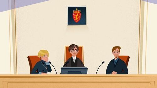 3 personer i en rettsak
