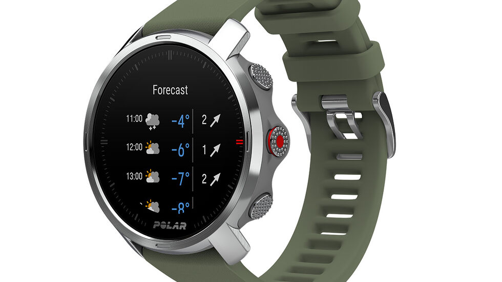 Polar Grit X er outdoor-versjonen av Vantage-serien. Den skal være litt mer robust, tåle litt mer røff bruk ute, og den har større batterikapasitet. (Alle foto: Polar)