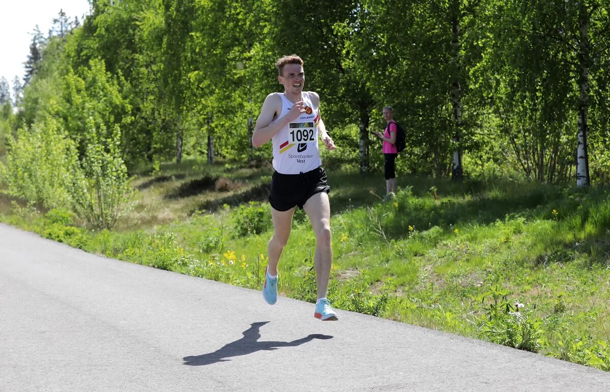 Marius Vedvik stivnet på slutten og ble nummer fem.
