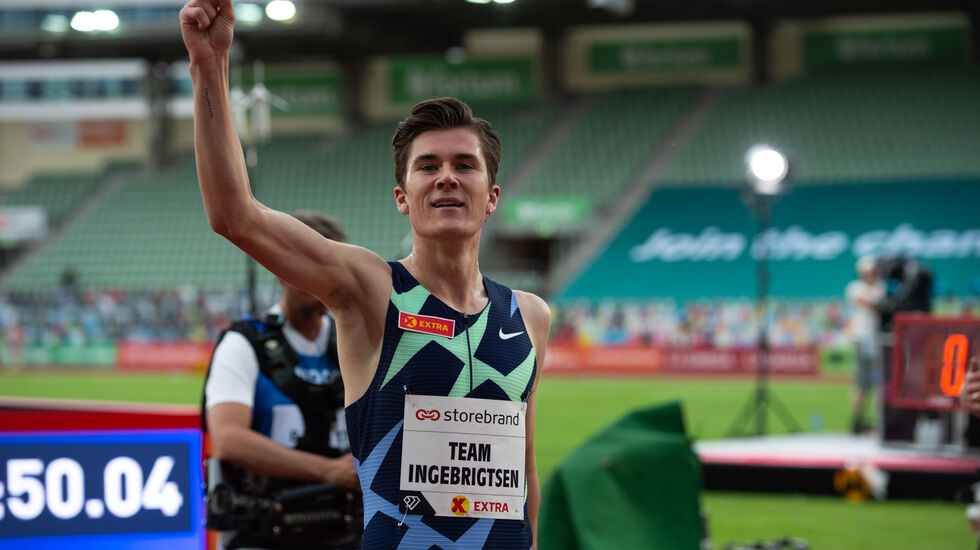 Med europeisk rekord ble det litt av en start på banesesongen for Jakob Ingebrigtsen. (Foto: Samuel Hafsahl) 