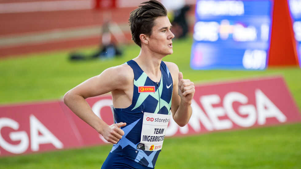 Jakob Ingebrigtsen er nå oppe på niendeplass gjennom alle tider på verdensstatistikken på 3000 m. (Arkivfoto: Sylvain Cavatz) 