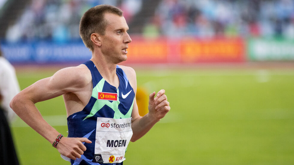 Sondre Nordstad Moen gjorde unna 62,5 runder på Bislett i rekordtempo, stort sett helt alene. (Foto: Sylvain Cavatz) 
