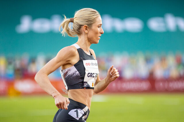 Karoline Bjerkeli Grøvdal vil forsøke å slå Susanne Wigenes norske 5 km-rekord. (Foto: Sylvain Cavatz)
