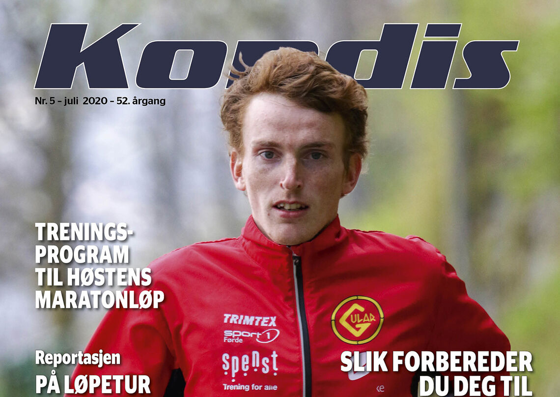 I sommernummeret av Kondis blir vi kjent med en av de virkelig hardtarbeidende i norsk langdistanseløping, Marius Vedvik. (Foto: Arne Dag Myking) 