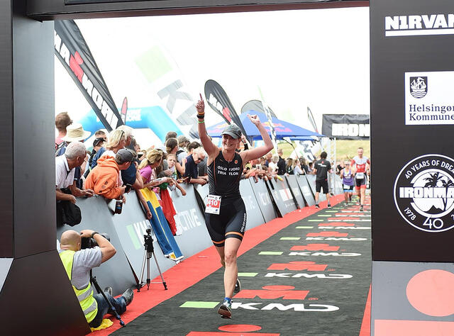 For Ida Sofia Vaa som kombinerer triatlon- og maratontrening, har det passa bra å følge treningsopplegget «Run less, run faster». (Foto: Finisherpix®)