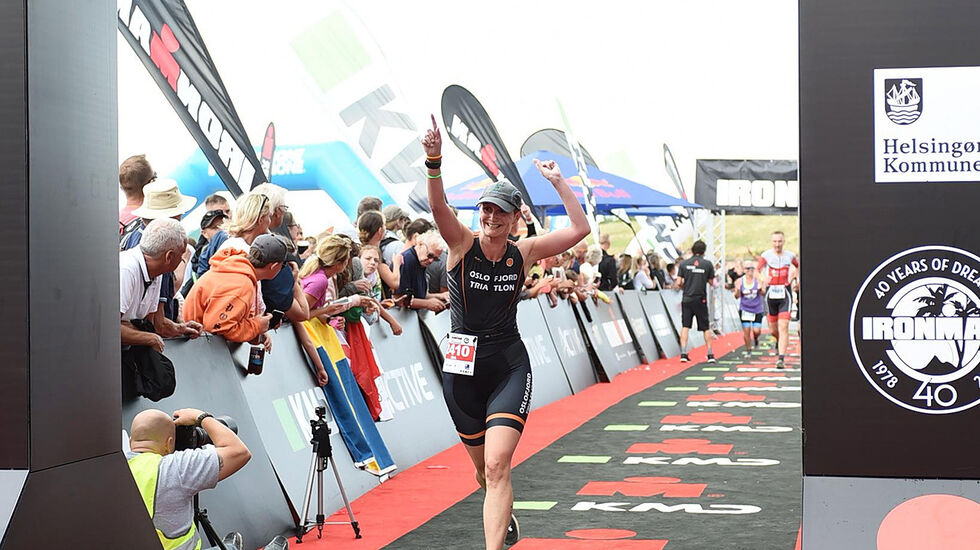 For Ida Sofia Vaa som kombinerer triatlon- og maratontrening, har det passa bra å følge treningsopplegget «Run less, run faster». (Foto: Finisherpix®)
