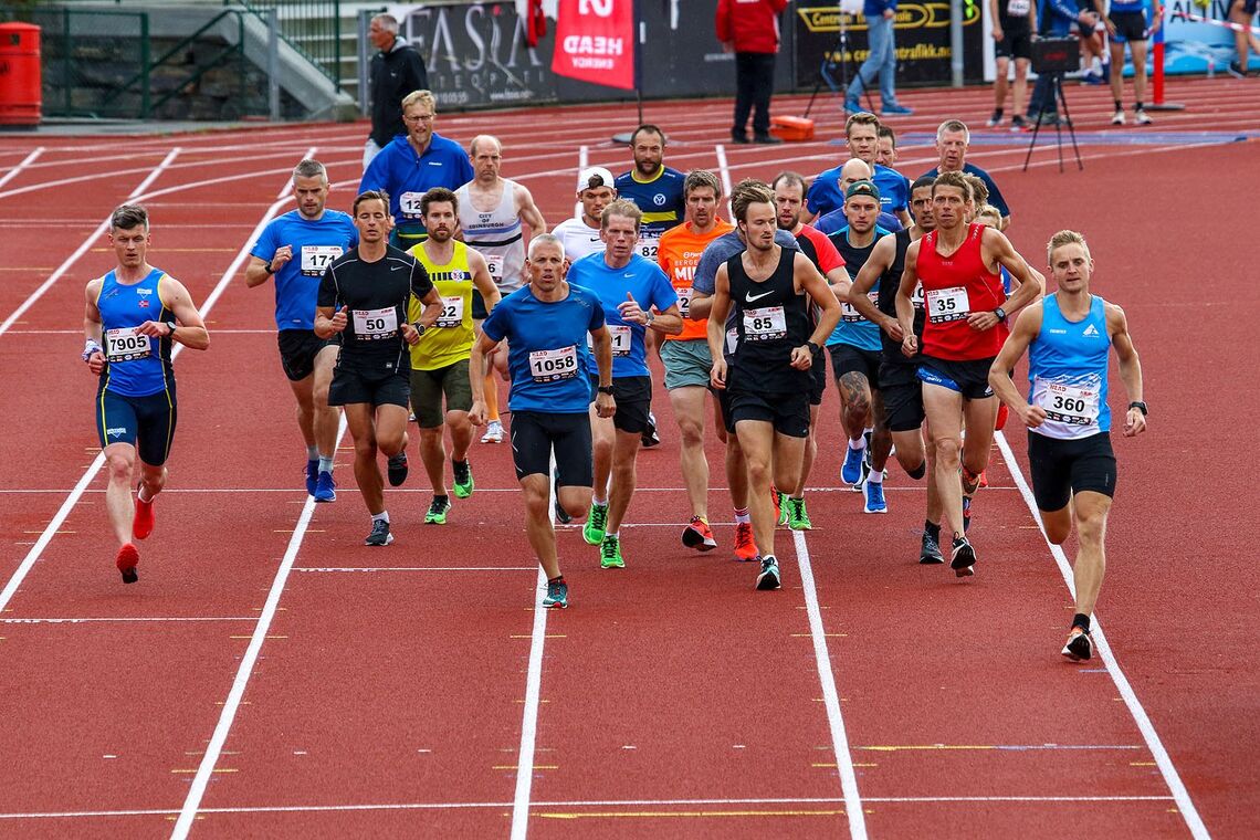 Fra starten løp 2 - 29. juni. Foto: Arne Dag Myking