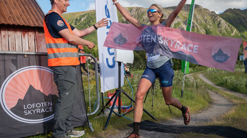 Mirjam Saarheim inn til en av sine to seire. (Foto: Steven Henriksen)