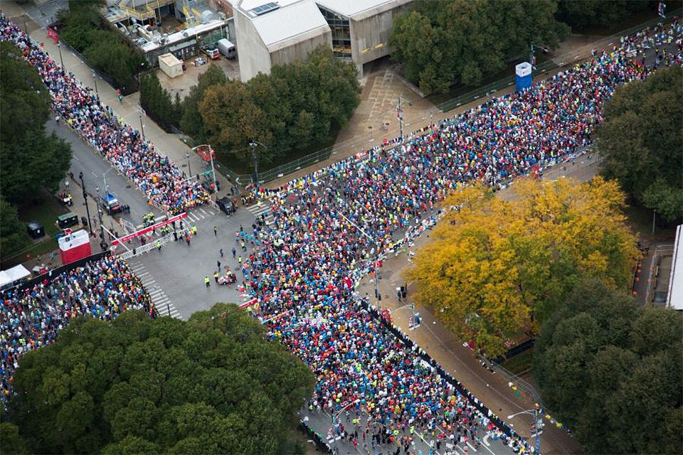 Chicago Marathon stod ved et veiskille og fant ingen annen mulighet enn å avlyse årets løp. (Foto: arrangøren)