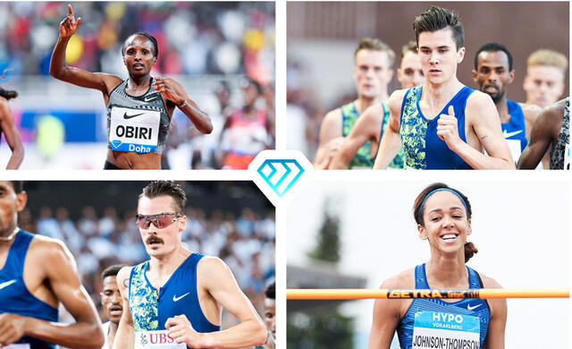 Tre brødre fra Norge er å se når stevnearrangøren i Monaco presenterer de største stjernene. (Faksimile: monaco.diamondleague.com)