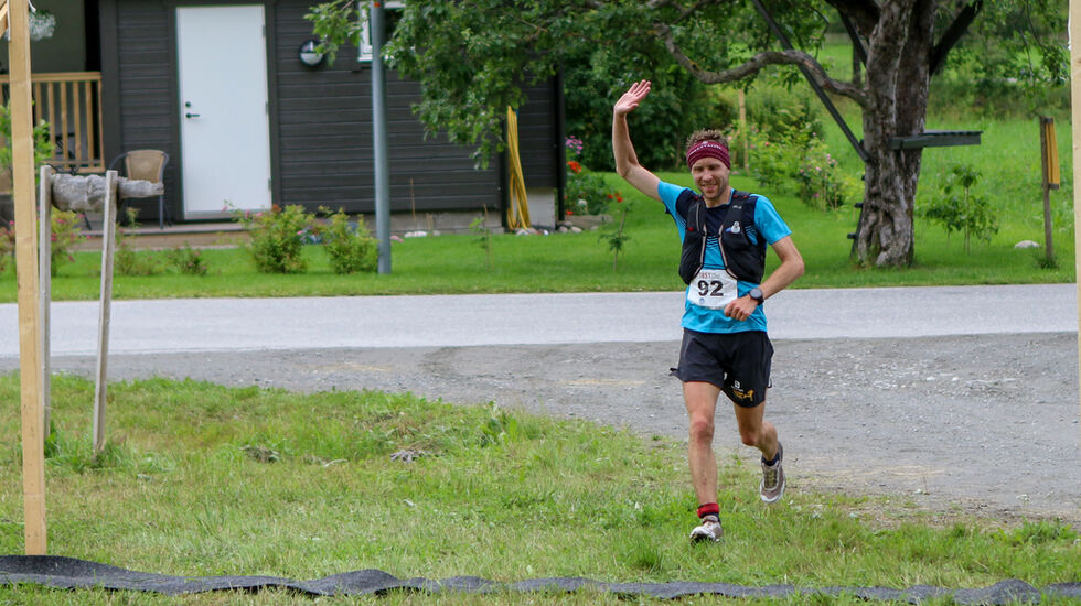 Stian Angermund, Varegg er suveren og setter ny løperekord. Foto: Jan Petter Venøy. 