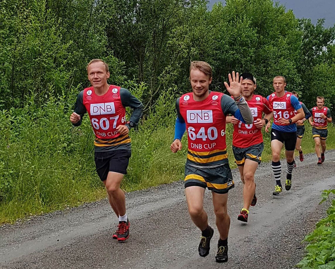 Mats Olav Pedersen vant UKS-trippelen sammenlagt sjøl om han måtte nøye seg med andreplass i det avsluttende Terrengløpet. (Foto: Geir Harald Aase)