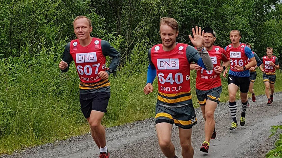 Mats Olav Pedersen vant UKS-trippelen sammenlagt sjøl om han måtte nøye seg med andreplass i det avsluttende Terrengløpet. (Foto: Geir Harald Aase) 