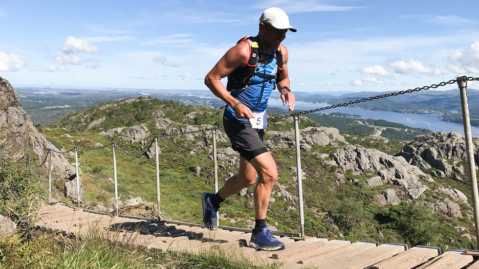 Sist års norske meister på 24-timarsløp, Arvid Haugen, vann tredjeetappen og leiar klart i samandraget. (Foto: arrangøren) 