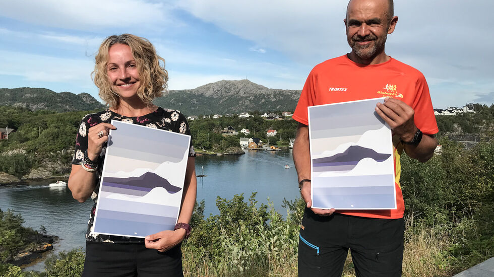 Therese Falk fra Romerike Ultraløperklubb og Arvid Haugen fra BFG Bergen Løpeklubb var favoritter - og vant årets Bømlo Ultrafestival. (Arrangørfoto)
