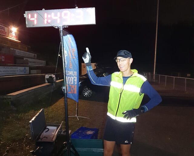 Det ble til slutt Jo Inge Norum fra Hell Ultraløperklubb som vant Last Man Standing - Østmarka Backyard Ultra. (Foto: Leif Abrahamsen)