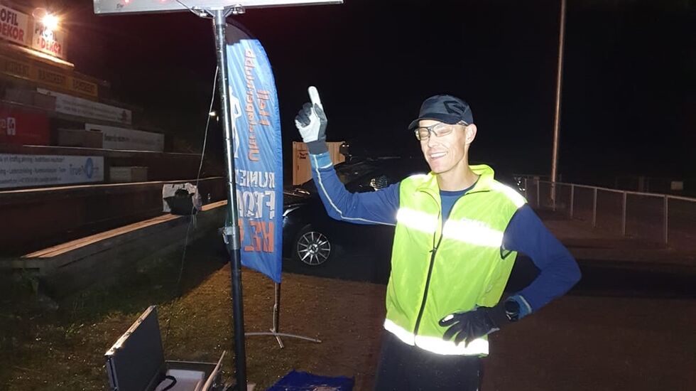 Det ble til slutt Jo Inge Norum fra Hell Ultraløperklubb som vant Last Man Standing - Østmarka Backyard Ultra. (Foto: Leif Abrahamsen)