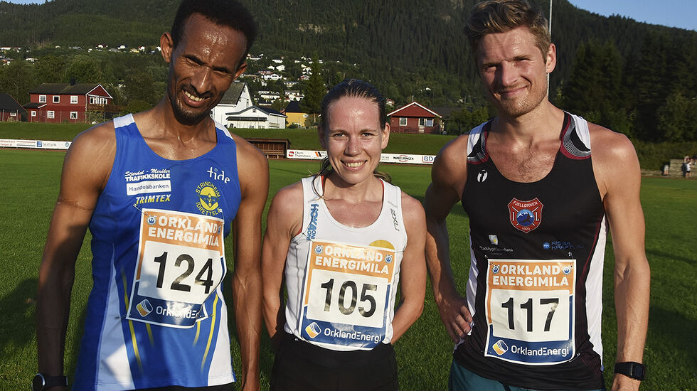 Hanne Mjøen Maridal skilte seg ut blant kvinnene, mens Thomas Fremo (til høyre) var hakket bedre enn Ebrahim Abdulaziz i herreklassen. (Foto: Tor Jarle Bolme) 