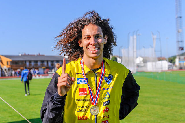 Moa Bollerød vant Moaløpet. Her etter sommerens gull i junior-NM på 1500 m. (Arkivfoto: Arne Dag Myking)