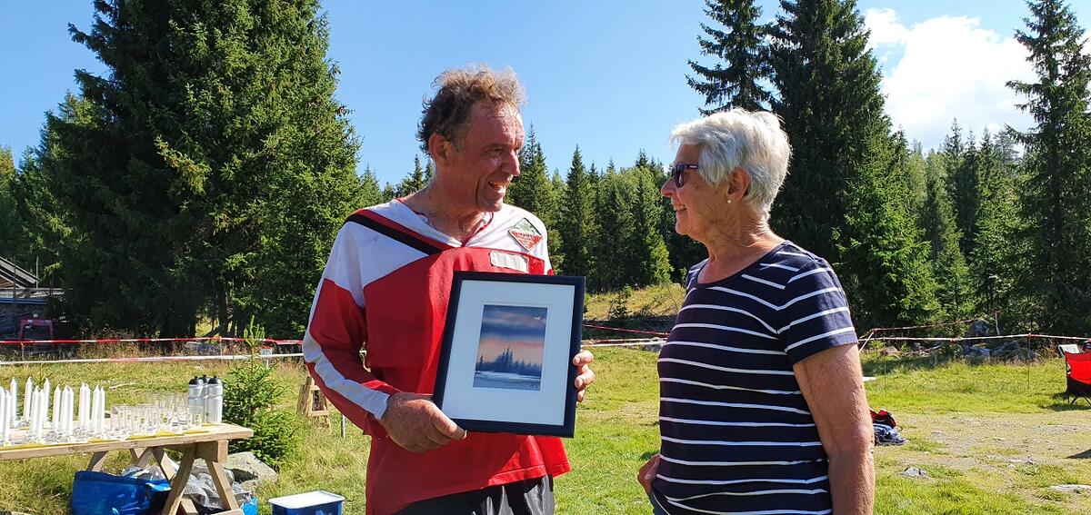 Frode Hjorth vant utrekspremie laget av Unni Fladsrud Vold