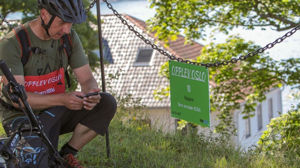 I multisportkonkurransen Opplev Oslo skal du i løpet av fem timer finne så mange poster som mulig innen en radius av 10 km fra Rådhusplassen. (Alle foto: arrangøren)