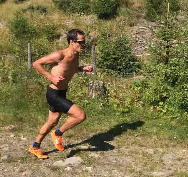 Kjartan Helland var raskest i Flømyrløpet. (Foto: Turid-Anne Dragset)